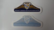 2 AOPA Aircraft Owners and Pilots Association  Sticker   Decal  5 1/5