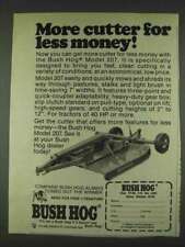 1978 Bush Hog Model 207 Ad - More Cutter picture