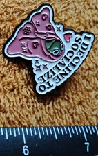 KERMIT THE FROG MUPPETS PIN enamel set lapel i decline to socialize muppet pins picture