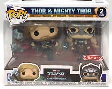 Funko Pop Marvel Thor Love & Thunder Thor & Mighty Thor 2 Pack Set picture