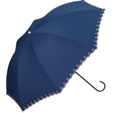 Wpc. Women'S Parasol, Star Pattern Scalloped Design, Long Umbrella, 100% Light _ picture
