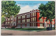 Vintage Joplin Missouri MO Senior High School Linen Postcard  picture