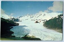 Juneau Alaska AK Postcard The Colorful 49th State Mendenhall Glacier c1960's picture