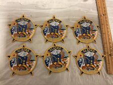 Alaska State Troopers Hat Size collectable Patch 6 total all new picture