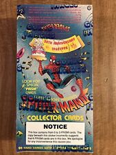 SpiderMan II 30th Anniversary Trading Cards 1992 Comic Images Factory Sealed Box picture