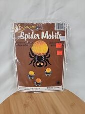 Vintage 1981 Beistle Spider Mobile Halloween Party Decoration NIP picture