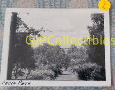 EAZ VINTAGE PHOTOGRAPH Spencer Lionel Adams SKANEATELES NY Cabin Path wooded picture