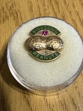 Birdsong Peanuts Service Award Lapel Pin 5 Years picture
