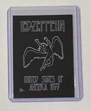 Led Zeppelin Limited Edition Artist Signed “Rock Icons” Trading Card 1/10 picture