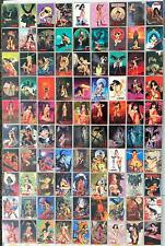 Visions of Vampirella Red Foil Complete Trading Card Set 90 Cards Topps 1995 picture