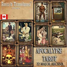 apocalypse tarot card cards deck fortune telling rare vintage zombie oracle set picture