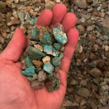 500 Carat Lots of SMALL Natural Turquoise  Rough + a Free Faceted Gemstone picture