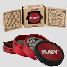 RAW Life 4-Piece Herb Grinder Version 3 V3 - Red picture