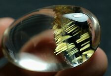 147ct  Rare NATURAL Clear  RUTILATED Crystal Polished pendant picture