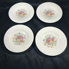 Set of 4 Vintage Homer Laughlin Eggshell THEME 6” Dessert Bowls picture