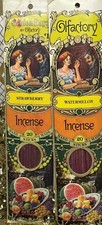 4 Packs Vtg Watermelon & Strawberry Olfactory corp 80 Incense Sticks Unused picture