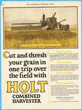 1927 Western Harvester Co Stockton CA Holt Combine Caterpillar 2-Ton Tractor Ad picture