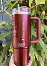 ✅️ Starbucks x Stanley Holiday 2023 Collab 30oz Dark Red Tumbler Mexico Release picture