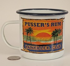 Pusser's Rum Painkiller Club Tea/Coffee Enamel Tin Mug Cup The Naval Spirit picture