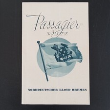 SS EUROPA North German Lloyd Passenger List New York to Bremen July 26, 1935 picture