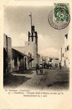 CPA AK MAROC CASABLANCA Ould el Hamra Mosque Corned by the Bomb (688797) picture