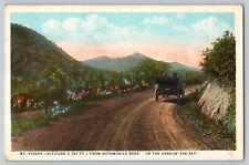 Postcard North Carolina Mt. Pisgah From Automobile Road Land Of The Sky Unposted picture