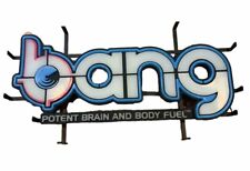 BANG Energy Drink LIT STORE MAN CAVE BAR LIQUOR 26.5” LED Lighted Sign No Plug picture