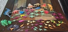 Toy Dinosaur Large Mixed Lot of 72 Pieces Various Sizes Some Vintage  picture