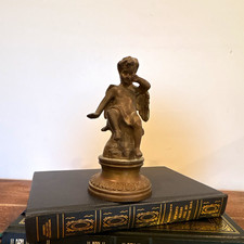 Vintage Bronze Crying Angel / Cherub / Putto, Maitland Smith Design,  India picture
