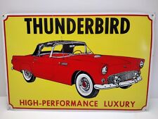 Vintage FORD THUNDERBIRD Retro Style Advertising Tin Sign Reproduction picture