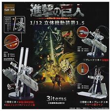 Attack on Titan 1/12 Omni-directional mobility gear 1.5 Complete Set Capsule Toy picture