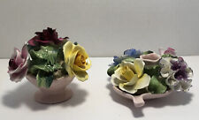 Vintage Radnor Bone China delicate flower arrangement made in England. picture