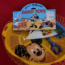 Vintage Walt Disney Mickey Mouse Sailing Sand Toys 1986 5 Pieces picture