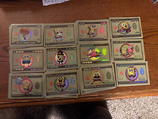 Sponge Bob SquarePants Money Sticker Series 1 Complete Set picture