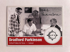 BRADFORD PARKINSON autograph GPS inventor Hall of Fame USAF signed custom card picture