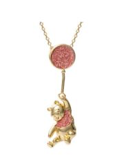 Disney Classics Winnie the Pooh Gold Plated Swinging Balloon Necklace, 18