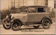 c1920s FORD MODEL A Advertising RPPC Photo Postcard 