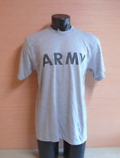 USGI Army Improved Physical Fitness Uniform IPFU Short Sleeve Gray PT T-Shirt M picture