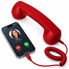 Hullo Phone, Dialtone Retro Handset for Mobile Phone, Type-C Vintage Wired Pl... picture