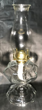 New Complete Clear Glass Kerosene Oil Sewing Lamp With Chimney And Burner CL516C picture