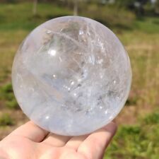 1.02kg Top Natural clear quartz ball quartz crystal sphere healing gem WQ105 picture