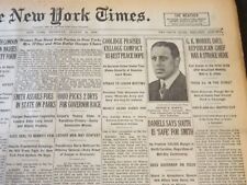 1928 AUGUST 16 NEW YORK TIMES - REPUBLICAN CHIEF G. K. MORRIS DIES - NT 6503 picture