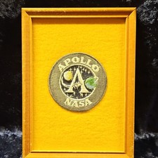 Framed Apollo NASA Embroidered Mission Patch Display - Astronauts & Space Travel picture