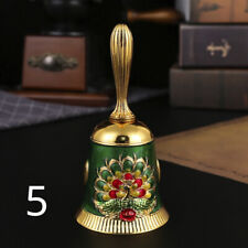 1X Dinner Hand Call Bell Altar Wicca Divination Pagan Wedding School Metal Bell picture