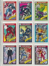 1990 Marvel Universe Series I: 1x NM/M,NM Complete Base Set Trading Cards #1-162 picture