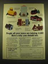 1990 AARP American Association of Retired Persons Ad - People all over town picture