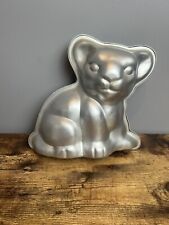 Vintage Wilton Lovable Animal Cake Pan Stand Up 3D Lion Cub Simba/Lion King ‘75 picture