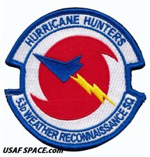 USAF 53rd WEATHER RECONNAISSANCE SQ -HURRICANE HUNTERS- Keesler AFB -VEL PATCH picture