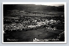 c1947 RPPC EASTMAN PHOTO Aerial View Yreka California CA Real Photo Postcard picture
