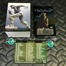 TOPPS HALO 2007 COMPLETE TRADING CARD BASE SET 90-CARDS +TEN WRAPPERS XBOX-360 picture